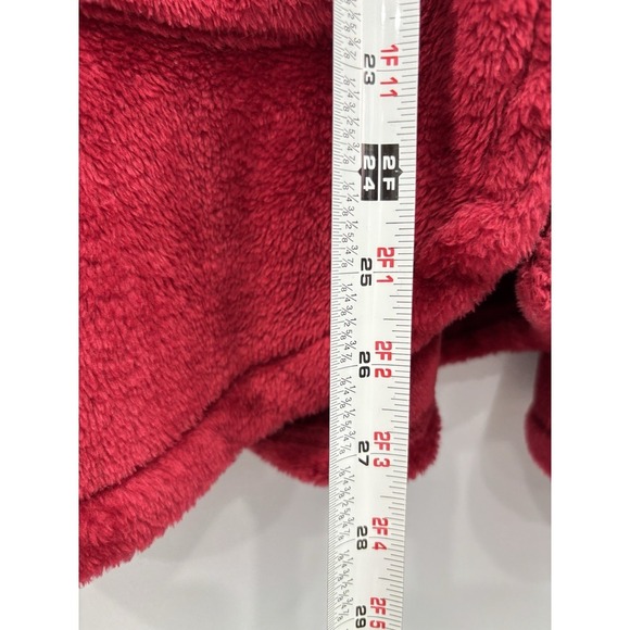 Red Fuzzy Hoodie Whiskers Sweatshirt "Fluff You" Cat Graphic Cozy M Cat Lady - Picture 10 of 10